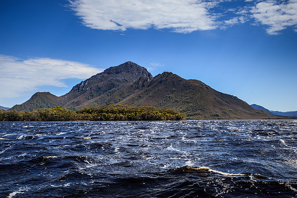 Mt Rugby from Bathurst Harbour