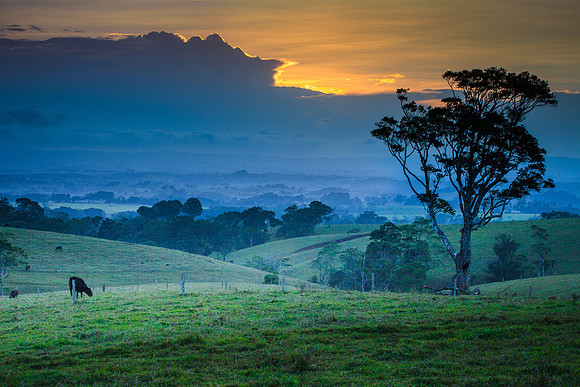 Sunset from Topaz Road