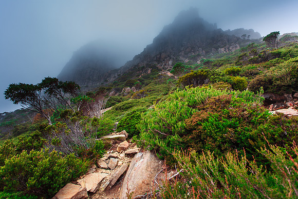 Looking up to Little Horn